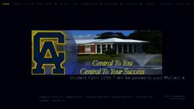 What Cacc.edu website looked like in 2017 (7 years ago)