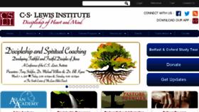 What Cslewisinstitute.org website looked like in 2017 (7 years ago)