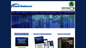 What Clarkreliance.com website looked like in 2017 (7 years ago)