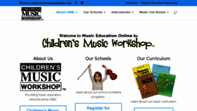 What Childrensmusicworkshop.com website looked like in 2017 (7 years ago)