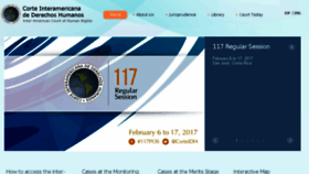 What Corteidh.or.cr website looked like in 2017 (8 years ago)