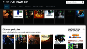 What Cinecalidadhd.com website looked like in 2017 (7 years ago)