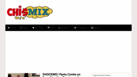 What Chismix.com website looked like in 2017 (7 years ago)