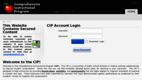 What Cip.education website looked like in 2017 (7 years ago)