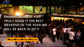 What Comicconmumbai.com website looked like in 2017 (7 years ago)