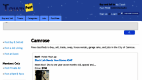 What Camrose.townpost.ca website looked like in 2017 (7 years ago)