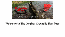 What Crocodilemantour.com website looked like in 2017 (7 years ago)
