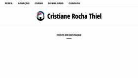 What Cristianethiel.com.br website looked like in 2017 (8 years ago)