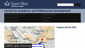 What Capd.qmul.ac.uk website looked like in 2017 (7 years ago)