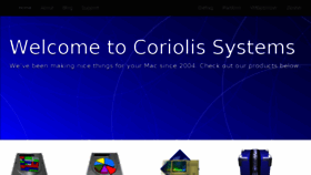 What Coriolis-systems.com website looked like in 2017 (7 years ago)