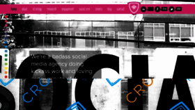 What Crownsocial.com website looked like in 2017 (8 years ago)