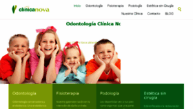 What Clinicanova.org website looked like in 2017 (7 years ago)