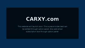 What Carxy.com website looked like in 2017 (7 years ago)