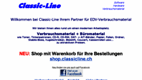 What Classicline.ch website looked like in 2017 (7 years ago)