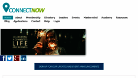 What Connectnowbusinessnetwork.com website looked like in 2017 (7 years ago)