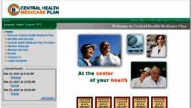 What Centralhealthplan.com website looked like in 2017 (7 years ago)