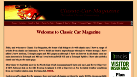 What Classic-car-magazine.co.uk website looked like in 2017 (7 years ago)