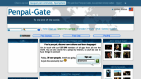 What Chat.penpal-gate.net website looked like in 2017 (7 years ago)