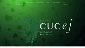 What Cucej.cz website looked like in 2017 (7 years ago)