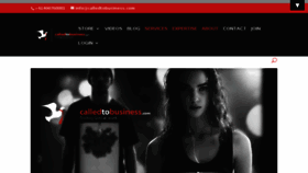 What Calledtobusiness.com website looked like in 2017 (7 years ago)