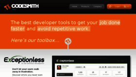 What Codesmithtools.com website looked like in 2017 (7 years ago)