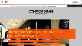 What Comptoir-italie.com website looked like in 2017 (7 years ago)