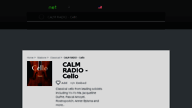 What Calmcello.radio.net website looked like in 2017 (7 years ago)