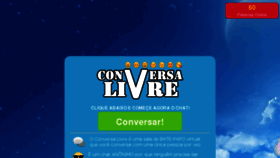 What Conversalivre.com.br website looked like in 2017 (7 years ago)