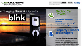 What Carcharging.com website looked like in 2017 (7 years ago)