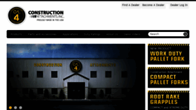 What Constructionattachmentsinc.com website looked like in 2017 (7 years ago)