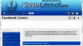 What Coverlayout.com website looked like in 2017 (7 years ago)