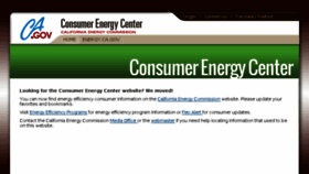 What Consumerenergycenter.org website looked like in 2017 (7 years ago)