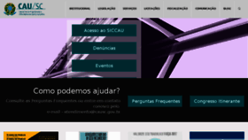 What Causc.gov.br website looked like in 2017 (7 years ago)