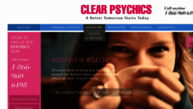 What Clearpsychics.com website looked like in 2017 (7 years ago)