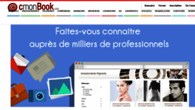 What Cmonbook.fr website looked like in 2017 (7 years ago)