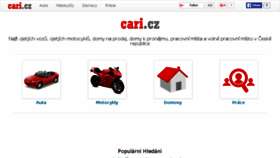 What Cari.cz website looked like in 2017 (7 years ago)