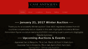 What Caseantiques.com website looked like in 2017 (7 years ago)