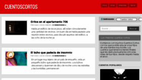 What Cuentoscortos.net website looked like in 2017 (7 years ago)