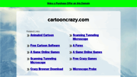 What Cartooncrazy.com website looked like in 2017 (7 years ago)