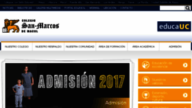 What Colegiosanmarcos.cl website looked like in 2017 (7 years ago)