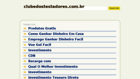 What Clubedostestadores.com.br website looked like in 2017 (7 years ago)