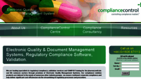 What Compliance-control.com website looked like in 2017 (7 years ago)