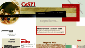 What Cespi.it website looked like in 2017 (7 years ago)