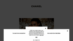 What Chanel.co.uk website looked like in 2017 (7 years ago)