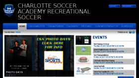 What Csarecsoccer.com website looked like in 2017 (7 years ago)
