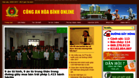 What Congan.hoabinh.gov.vn website looked like in 2017 (7 years ago)