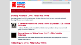 What Cinemaworldmovies.com website looked like in 2017 (7 years ago)