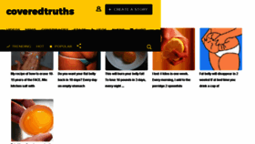 What Coveredtruths.com website looked like in 2017 (7 years ago)