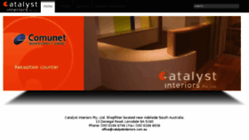 What Catalystinteriors.com.au website looked like in 2017 (7 years ago)