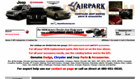 What Chryslerjeepdodgeparts.com website looked like in 2017 (7 years ago)